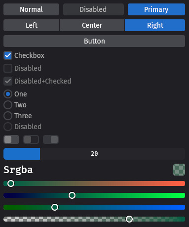feathers widgets