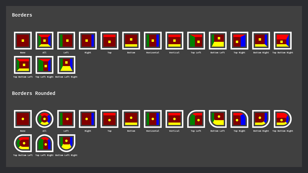 ui border colors