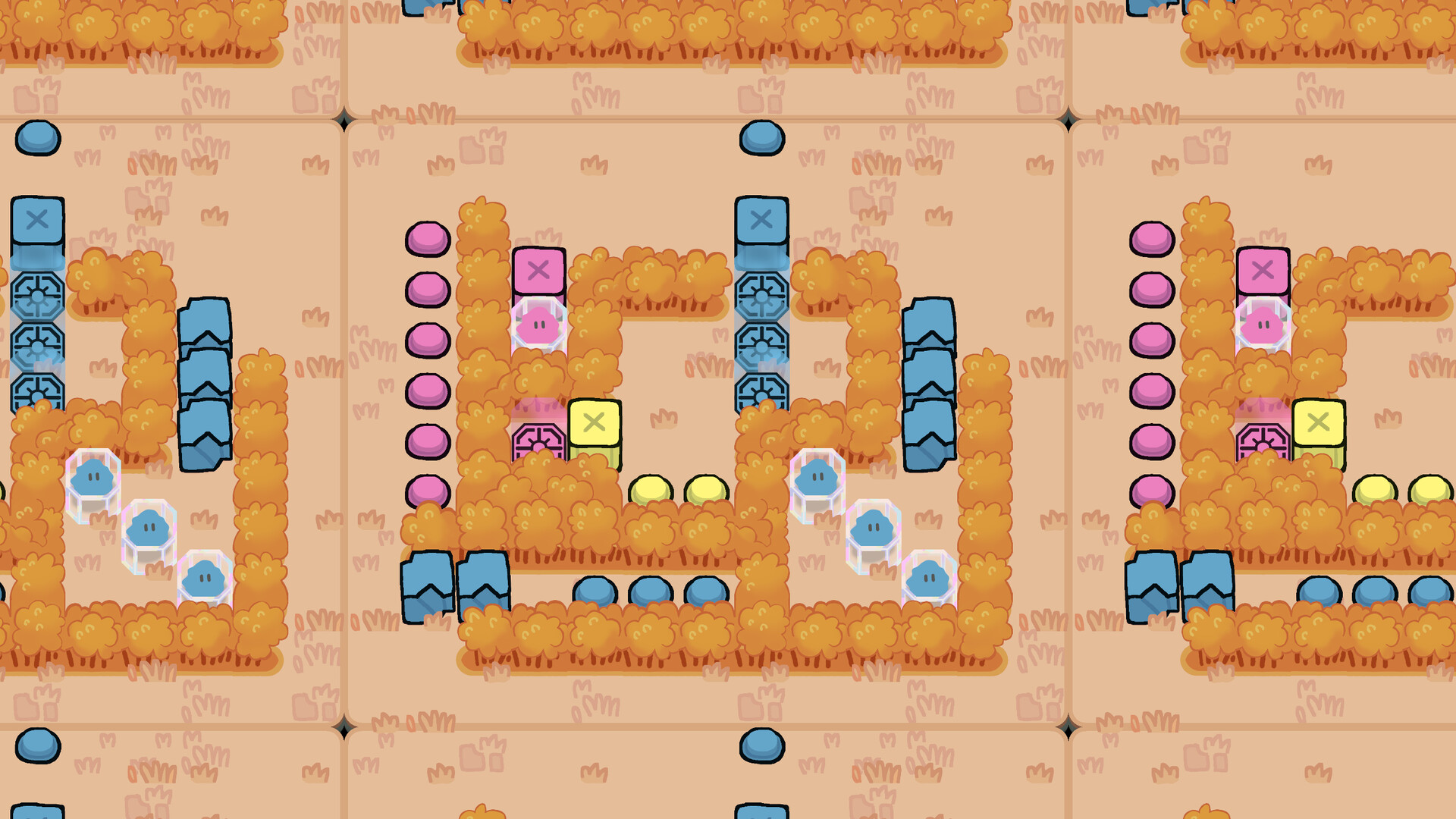 Toroban: an infinitely wrapping puzzle game built in Bevy. Out now!