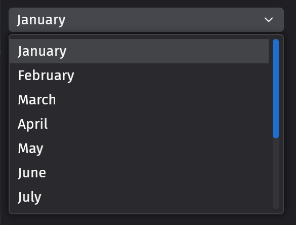 dropdown